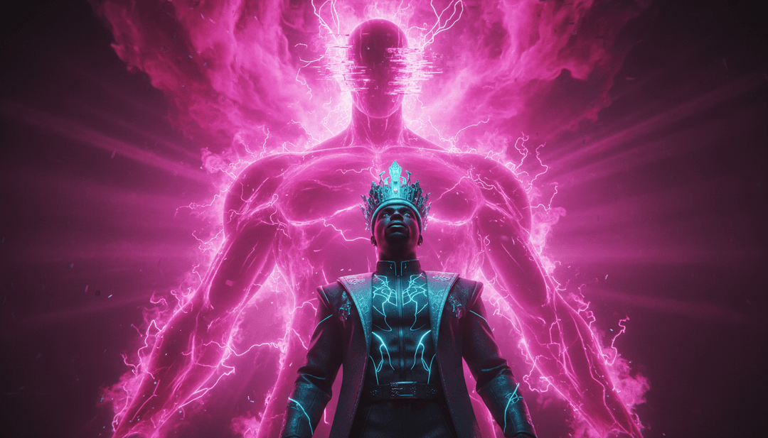 动态视觉序列展示了街头艺术、霓虹城市景观和动感排版的快速剪辑,与 'my world.mp3' 的节拍和歌词流同步。