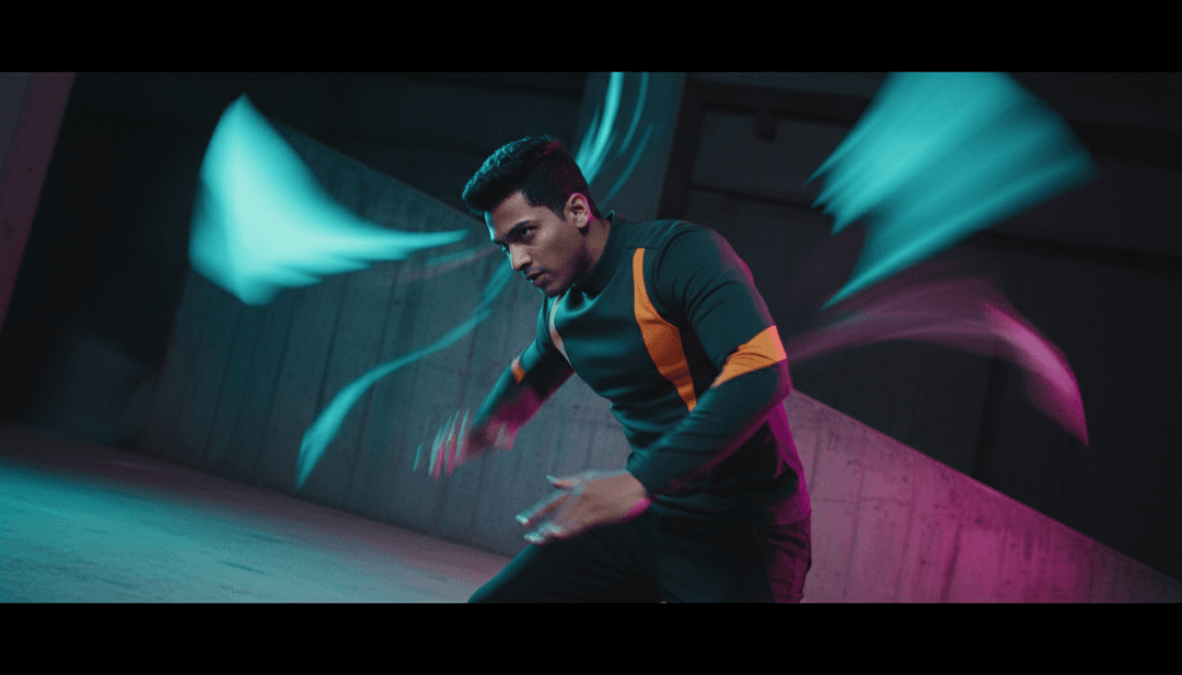 KI analysiert Dance-Pop-Musikwellenformen und potenzielle lyrische Themen zur visuellen Interpretation