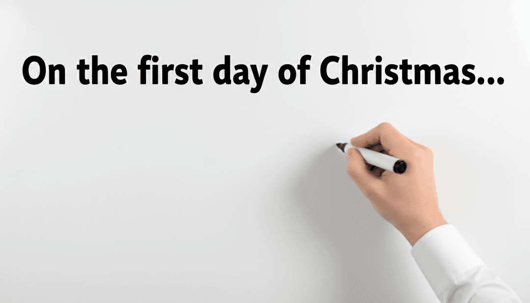 与节日电子舞曲同步的动态数字视觉效果,展示数据点构成一个充满活力的场景。