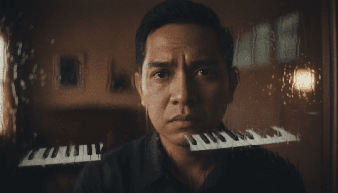 IA analisando as letras e a melodia de 'Bakit Ba Ikaw' de Michael Pangilinan para extrair o cerne emocional.