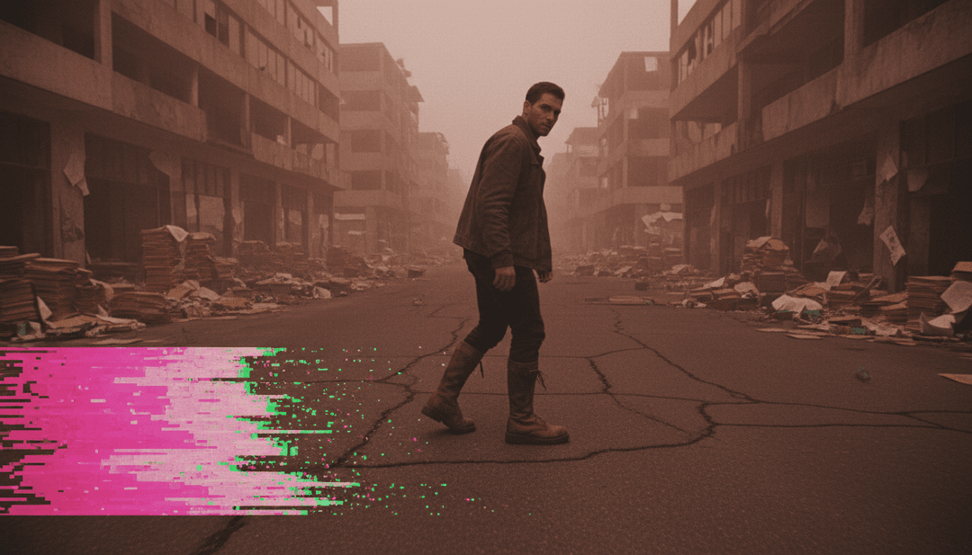 一个动态蒙太奇,展示传统尼泊尔舞者转变为都市街头表演者,叠加霓虹灯和数字图案,反映AI对 'Tara Baaji Lai Lai' 的多样化流派解读。