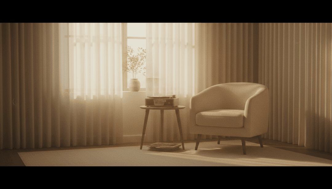 दिल की धड़कन और भावनात्मक संबंधों का अमूर्त विज़ुअलाइज़ेशन, एआई द्वारा संगीत विश्लेषण का प्रतिनिधित्व करता है।