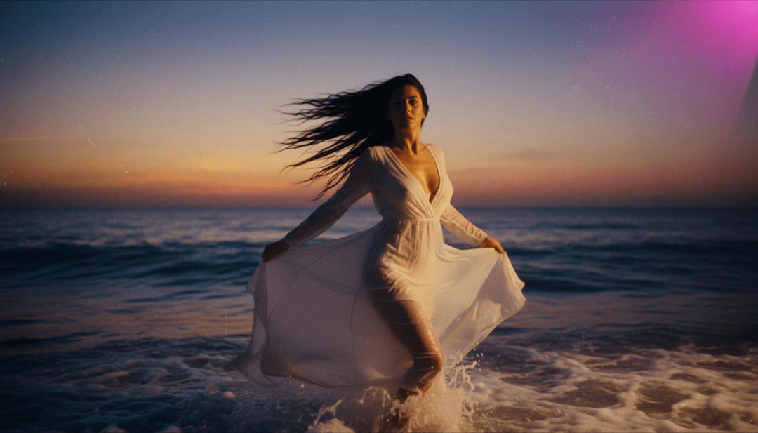 画面で再生される「Fiato Corto」の完成したダイナミックなミュージックビデオと、ユーザーが自分自身の作品を作成するための行動喚起。