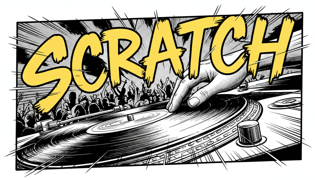 IA analisando a forma de onda de 사다리 걷어차기 (1).mp3, com sinais visuais para batidas de hip-hop, melodias de K-pop e drops de trap, formando um plano criativo.