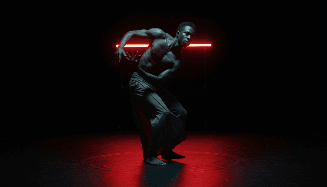 Cenas animadas refletindo o fluxo suave, a profundidade lírica e o tema de individualidade de 'DIFFERENT' de Chris Grey