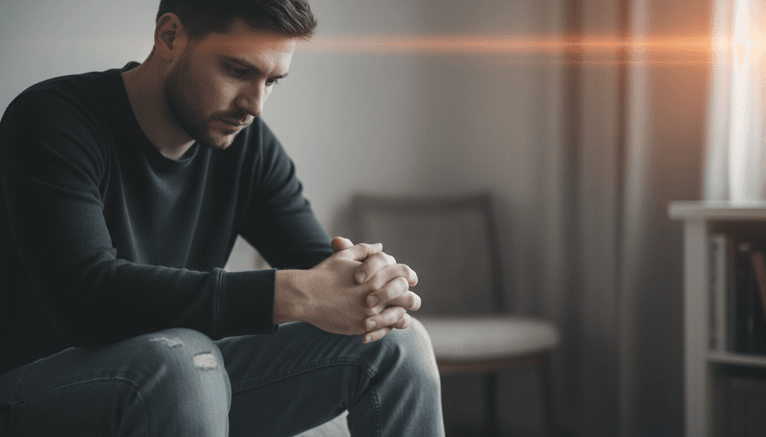 Imagem conceitual da IA do freebeat.ai analisando ondas sonoras e letras para "Ordinary" de Alex Warren, visualizando uma cena comum, mas profunda, em estilo indie folk.