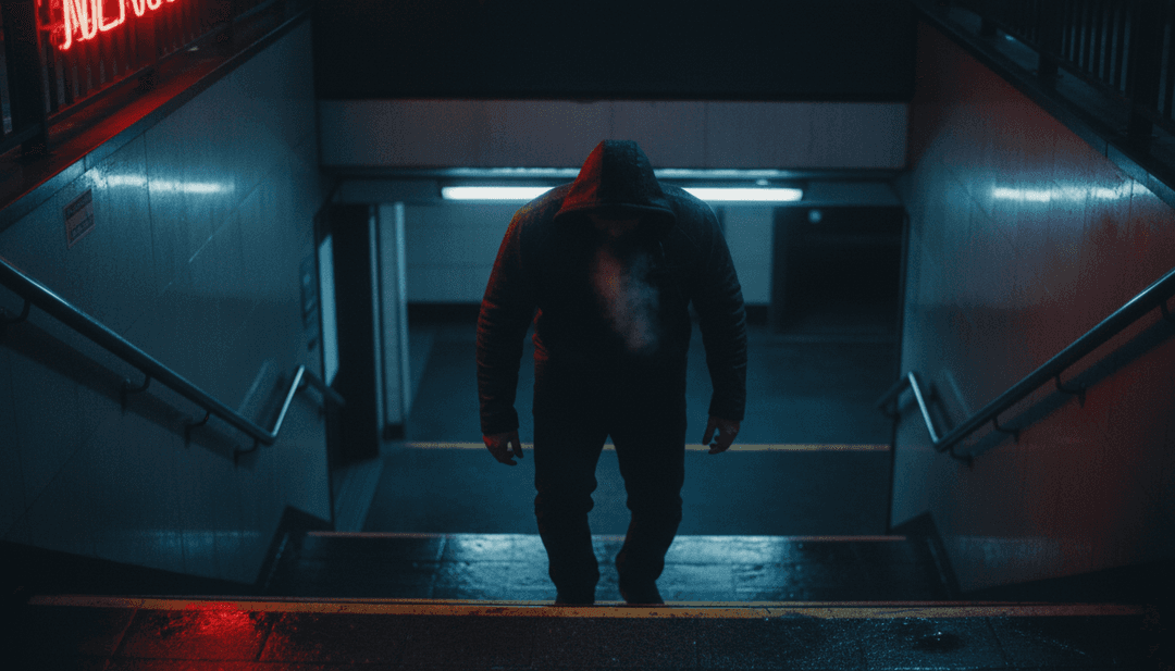 KI analysiert Poizi's 'KOŞTUM HEP PEŞİNDEN' Songtexte und die melancholische türkische Hip-Hop-Melodie für visuelle Themen.