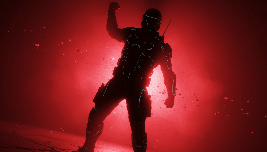 Uma tela de vídeo musical envolvente exibindo os visuais gerados por IA finalizados para "THe role ai shaping future," com um botão 'Crie o Seu Próprio'.