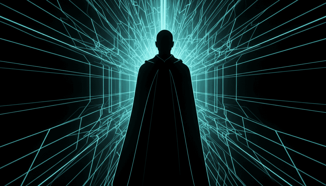 Offsetの楽曲「Enemies」の音波と歌詞分析の抽象的な表現。AIがヒップホップとトラップの要素を処理している様子。