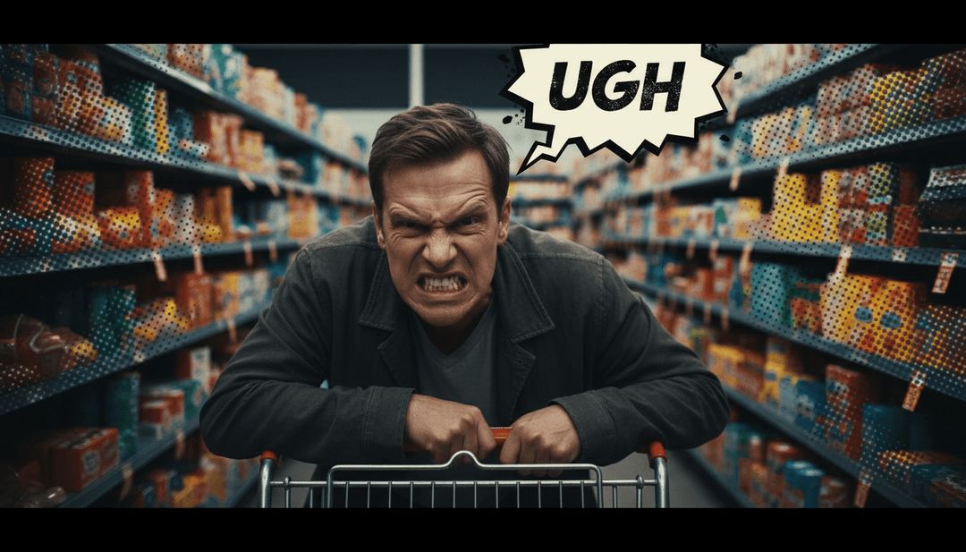 AI生成ミュージックビデオにおけるカントリーポップのリズムと 'Jag vill inte ha nån jåvla jul_1.mp3' の反抗的なテーマを反映したダイナミックなビジュアルモンタージュ。