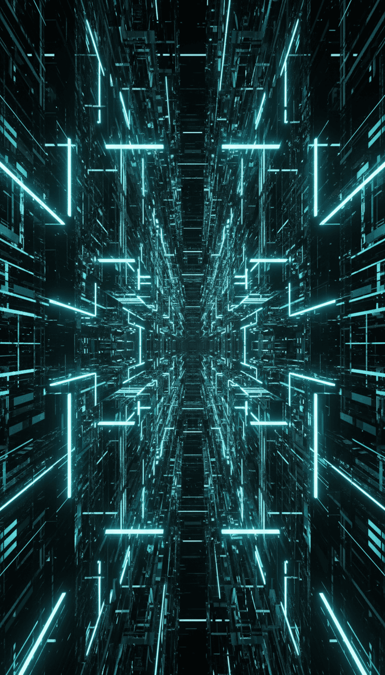 एक कंटेंट क्रिएटर उत्साहपूर्वक अपनी नव-निर्मित AI संगीत वीडियो की समीक्षा एक बड़ी स्क्रीन पर कर रहा है, जो अत्याधुनिक रचनात्मक उपकरणों और एक प्रेरणादायक, आधुनिक स्टूडियो वातावरण से घिरा हुआ है।
