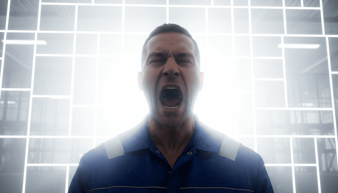 एक उपयोगकर्ता का हाथ freebeat.ai इंटरफेस के साथ इंटरैक्ट कर रहा है, जिसमें एक जेनरेट किया गया म्यूज़िक वीडियो दिखाया गया है।