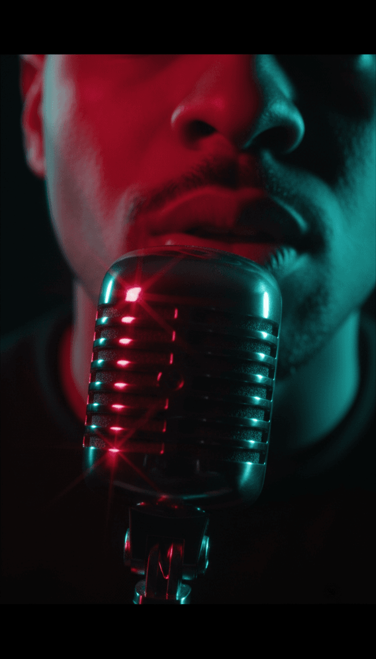 एआई 'Ça vient du cœur' के बोल और हिप-हॉप बीट का विश्लेषण करता है, संगीत वीडियो के लिए भावनात्मक सार को उजागर करता है।