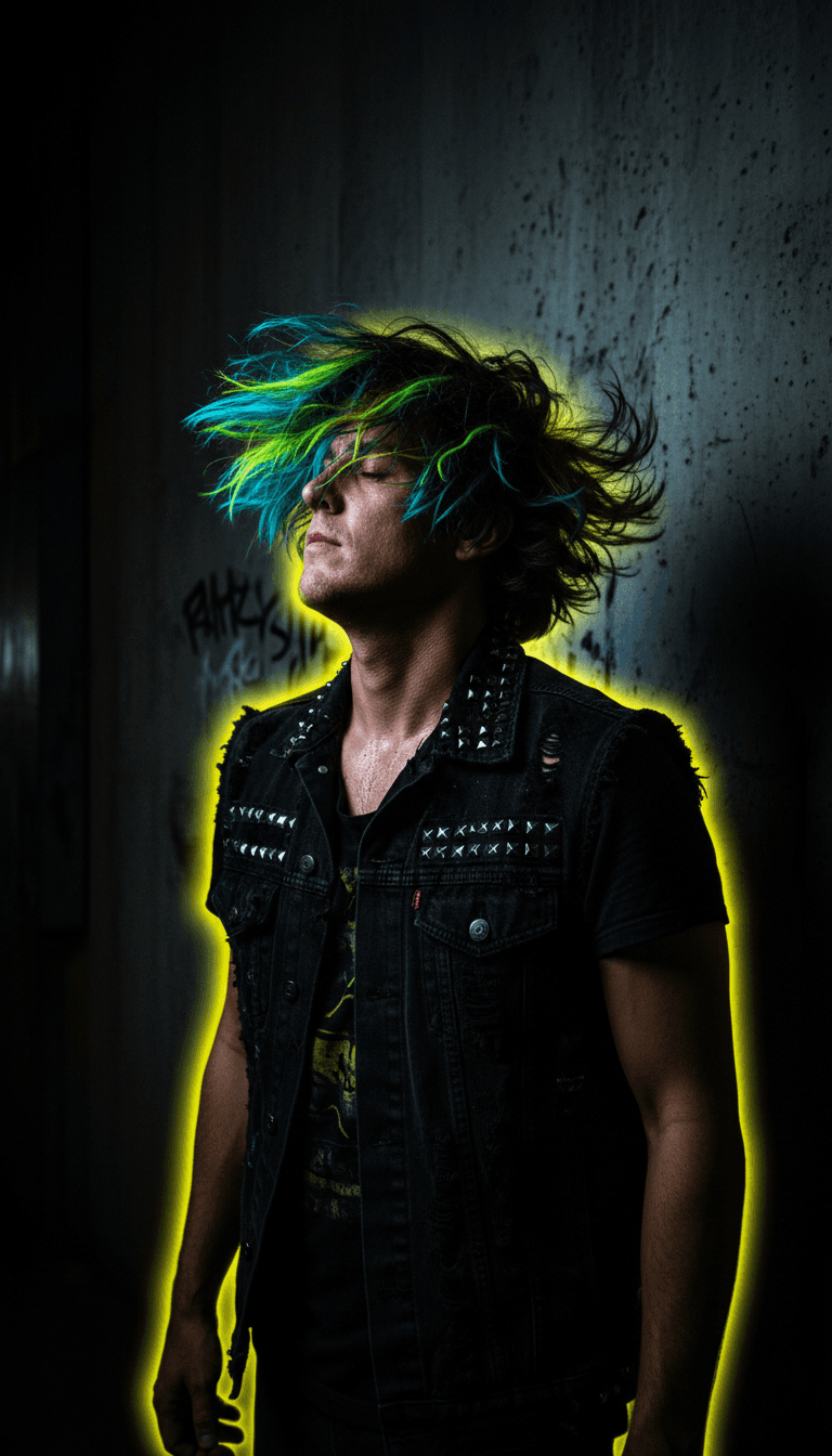 黎明時充滿活力的城市景觀,象徵韌性與新開始,包含塗鴉和街頭藝術等嘻哈元素,由 AI 為 aaplaystation92 的音樂影片生成。