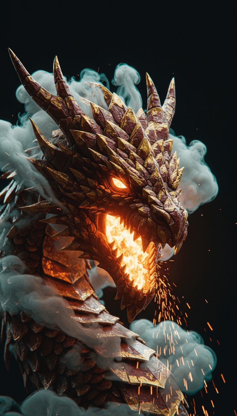 सुनहरे शहर के दृश्य में एनिमेटेड के-पॉप दानव शिकारी अलौकिक आकृतियों से लड़ रहे हैं, सिंथ-पॉप संगीत के साथ सिंक्रनाइज़्ड