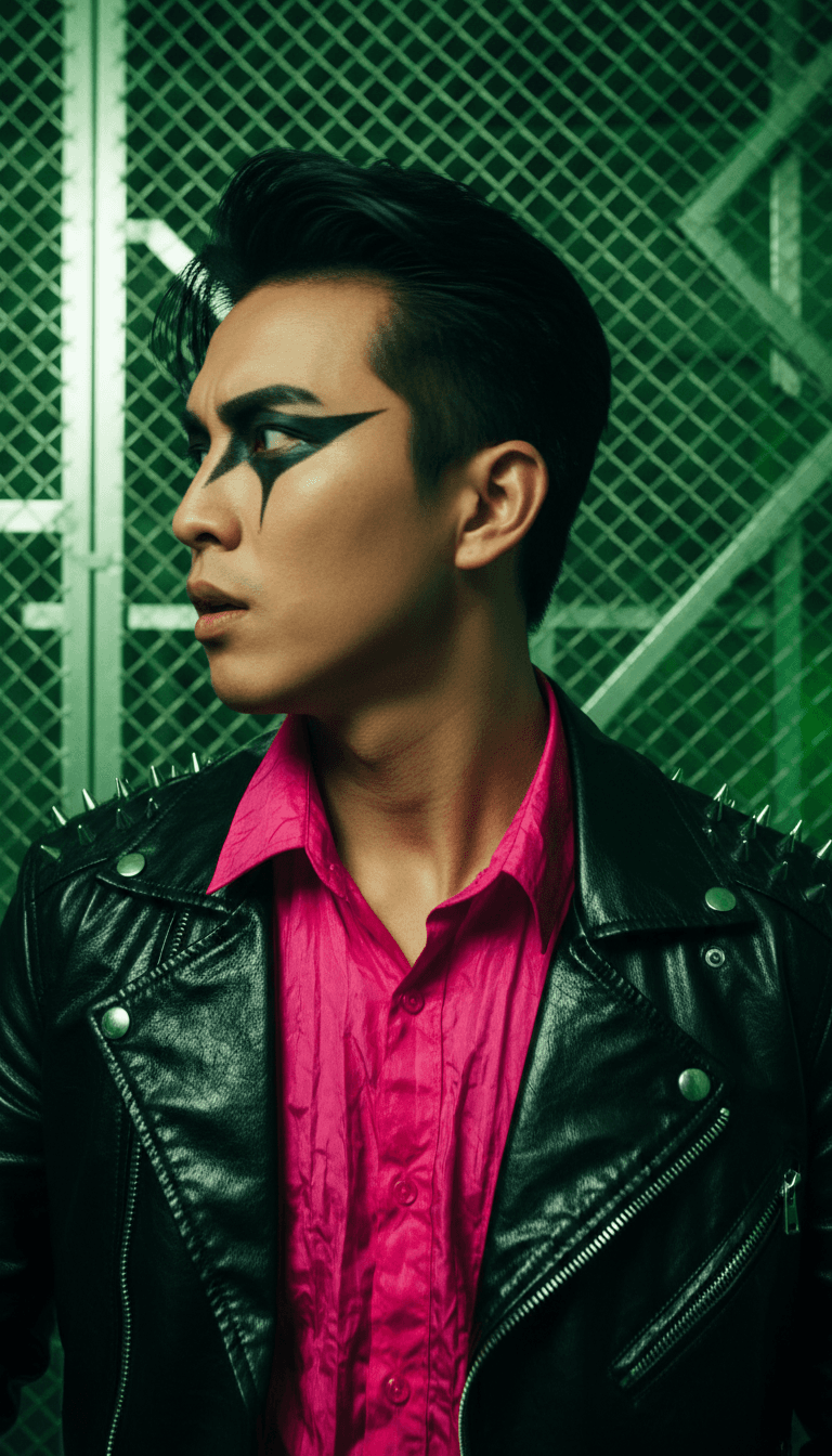 KI interpretiert den komplexen Rhythmus und die Melodien von Tegap Hadapi Dunia, um ein visuelles Konzept zu formen.