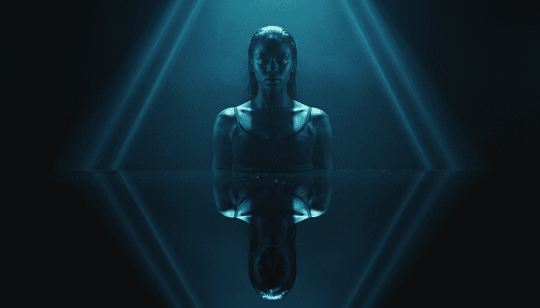 IA interpretando a profundidade emocional e as melodias indie pop de 'The Fate of Ophelia' de Taylor Swift para gerar cenas conceituais de videoclipes.