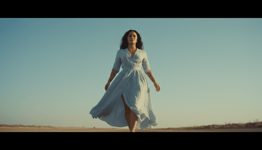 Un montage stylisé de divers clips musicaux générés par les utilisateurs, mettant en valeur les possibilités créatives de freebeat.ai pour des chansons comme 'Joshua Tree' de Demi Lovato.