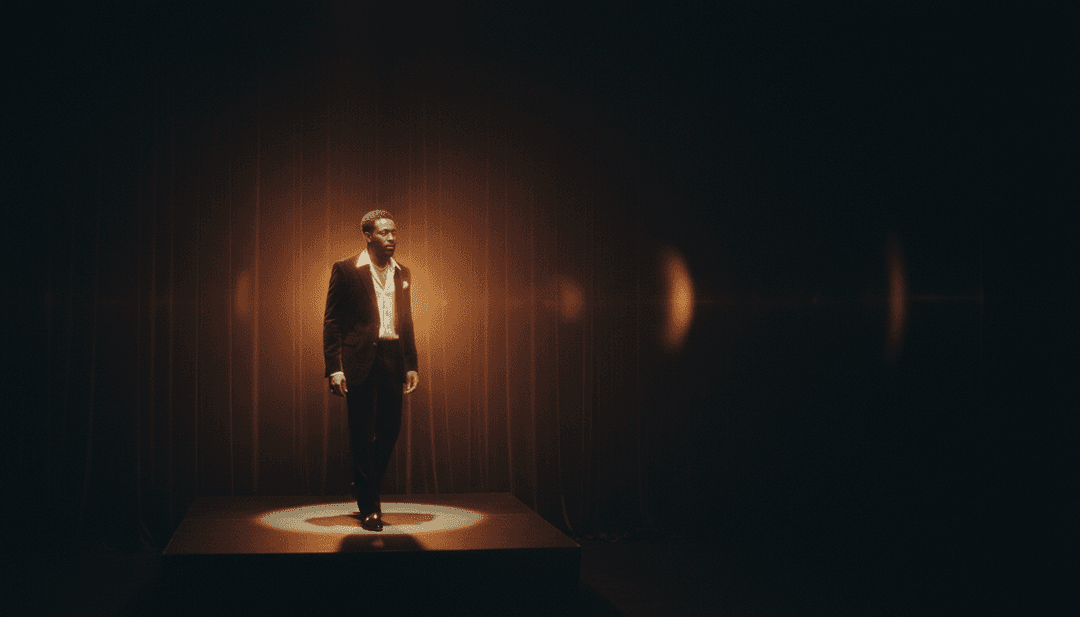 声波抽象视觉表现,转换为优雅舞动的剪影,灵感来自 Odeal 的 R&B 歌曲 'Pretty Girls'。