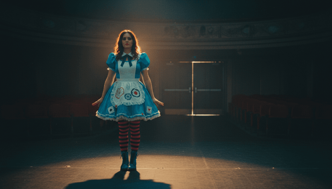 Un'interfaccia utente di freebeat.ai con un video musicale completato per 'No Audience' in riproduzione, circondato da controlli per la personalizzazione e la condivisione, che risplende di energia creativa.