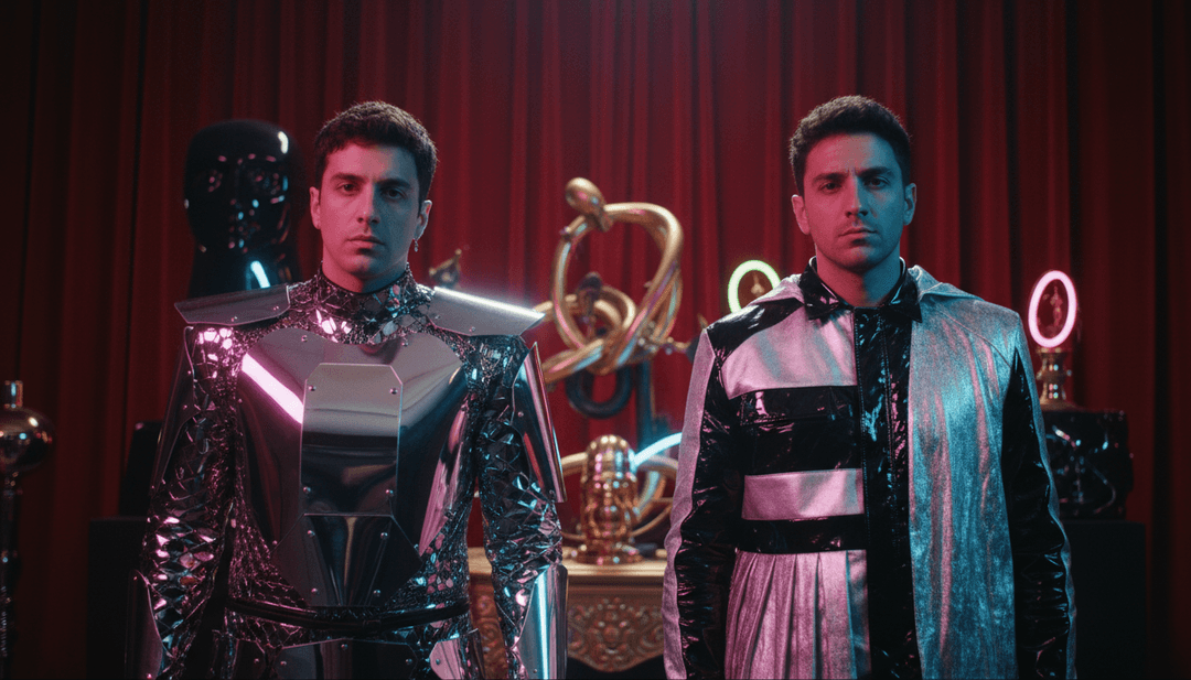 AI가 CA7RIEL & Paco Amoroso의 'GIMME MORE' 음파와 악보를 분석하여 레게톤 및 라틴 트랩 요소의 조화를 보여줍니다.