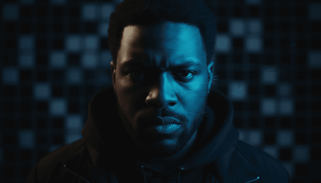 AI가 Kenny Mason의 'Loyalty'에 담긴 깊은 베이스 라인과 거친 보컬을 해석하여 도시의 충성심 테마를 개념화합니다.