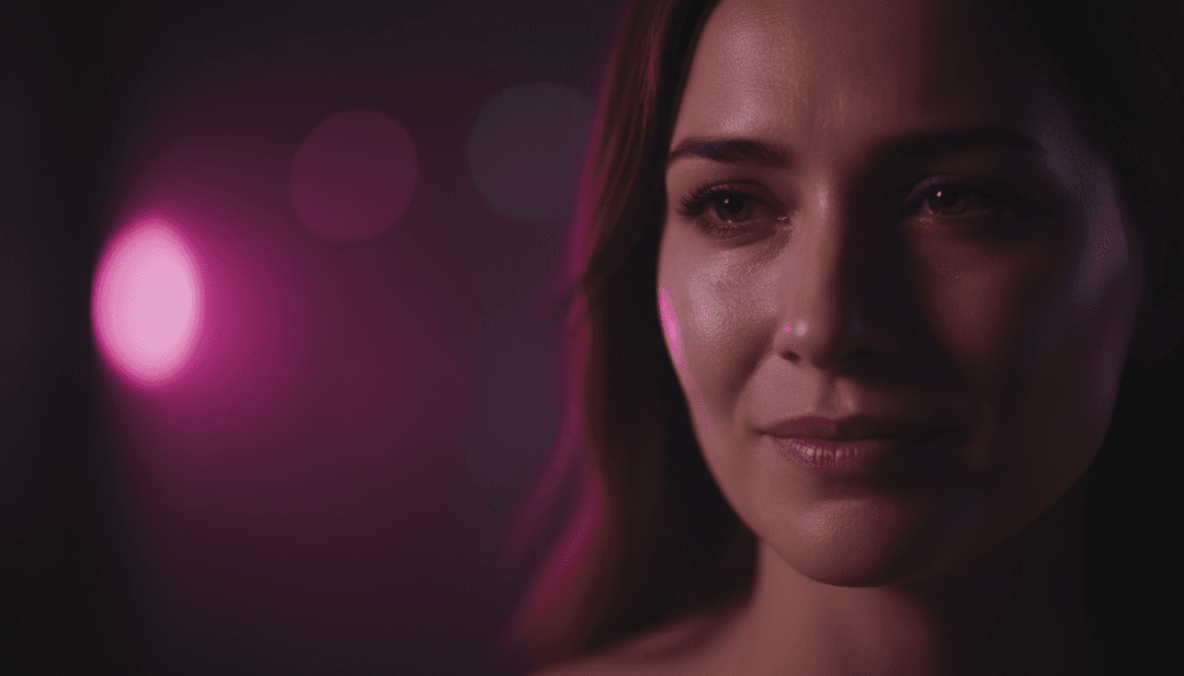 Un video musical terminado para la canción de Artemas, mostrado en una pantalla futurista, con una superposición de interfaz de usuario que invita a los creadores a hacer el suyo propio