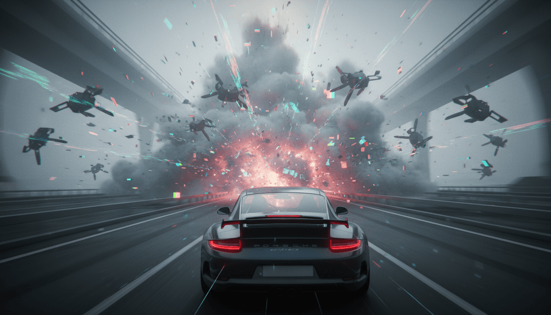 L'IA analyse les ondes sonores et les paroles de 'PEPPER' de Rico Nasty, visualisant un concept épicé et énergique avec des couleurs néon et des effets de glitch.