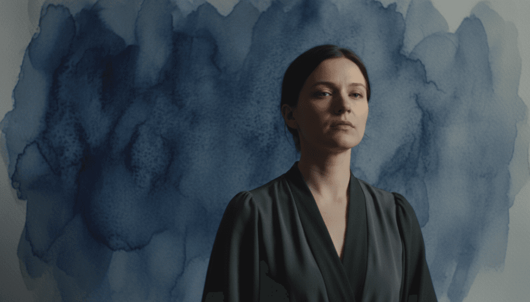 AI 分析 Fine 的原聲流行歌曲《Moment》,描繪一片寧靜的森林場景,柔和的光線和飄浮的音符,代表歌曲的寧靜氛圍。