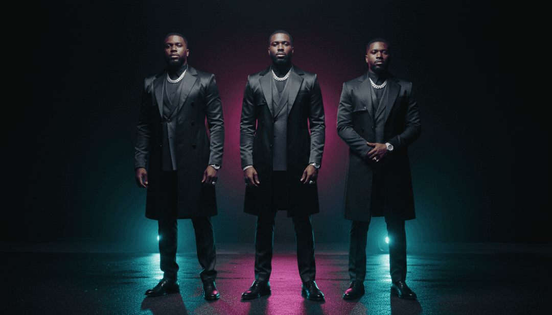 Un agent IA analysant la forme d'onde de "Diamonds" by Conway the Machine and Roc Marciano, avec des représentations visuelles abstraites des rythmes boom-bap et des thèmes lyriques de lutte et de triomphe.