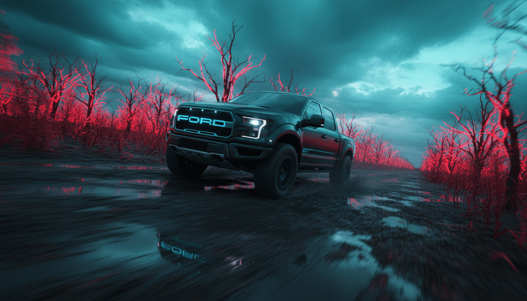 AI生成的动态视频序列,展示了与'Luke Combs (feat. That Mexican OT)'同步的快速剪辑、都市景观和抽象视觉效果。