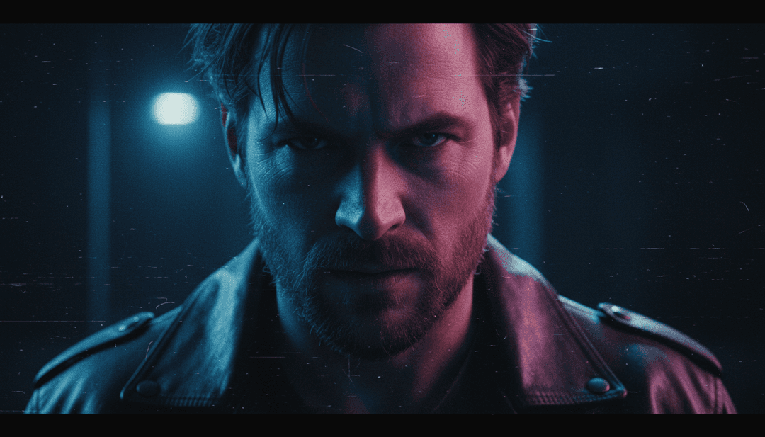 IA interprétant des thèmes de musique country : route poussiéreuse, camionnette, silhouette d'un couple, soleil se couchant sur un champ, évoquant la nostalgie et la liberté.