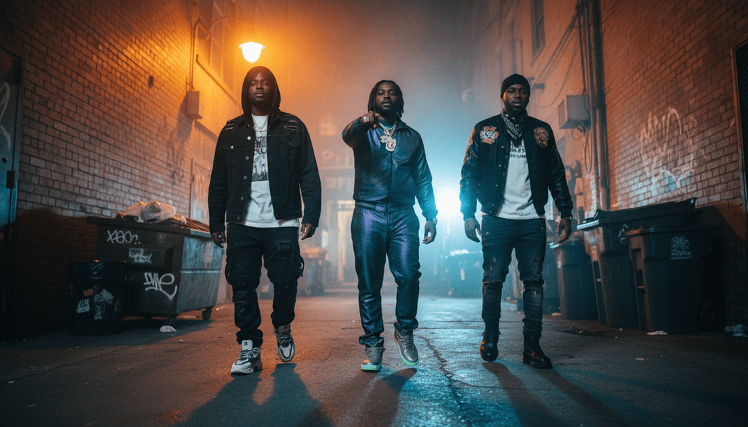 एआई द्वारा जनरेट किए जा रहे गतिशील दृश्य, 'EAST 2 DA NORF' के ट्रैप बीट्स और गीतात्मक प्रवाह के साथ पूरी तरह से सिंक्रनाइज़ किए गए हैं, जो शहरी परिदृश्यों और चरित्र आंदोलनों को प्रदर्शित करते हैं।