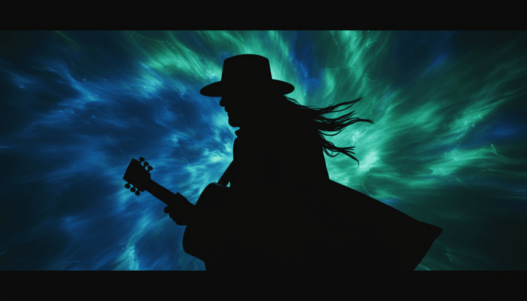 Kingfishr के 'Hold Me Down' के लिए एक अंतिम, खूबसूरती से प्रस्तुत संगीत वीडियो, AI-जनित दृश्यों और ऑडियो के सहज एकीकरण को दर्शाता है।