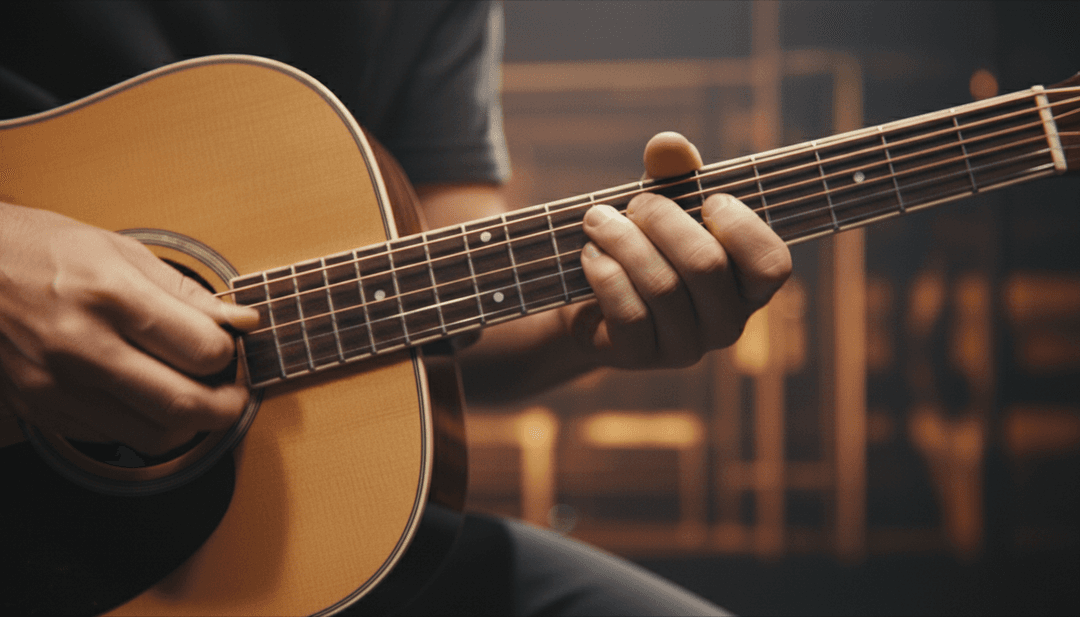 진화하는 음파와 음표가 유기적이고 꿈같은 풍경으로 합쳐지는 추상적인 시각적 표현으로, 인디 포크와 록의 본질을 포착합니다.