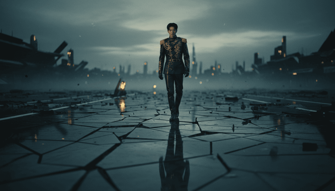 L'AI analizza la canzone 'Choose' degli ATEEZ, mostrando punti dati e concetti visivi astratti ispirati a elementi K-Pop, R&B e Hip-hop.