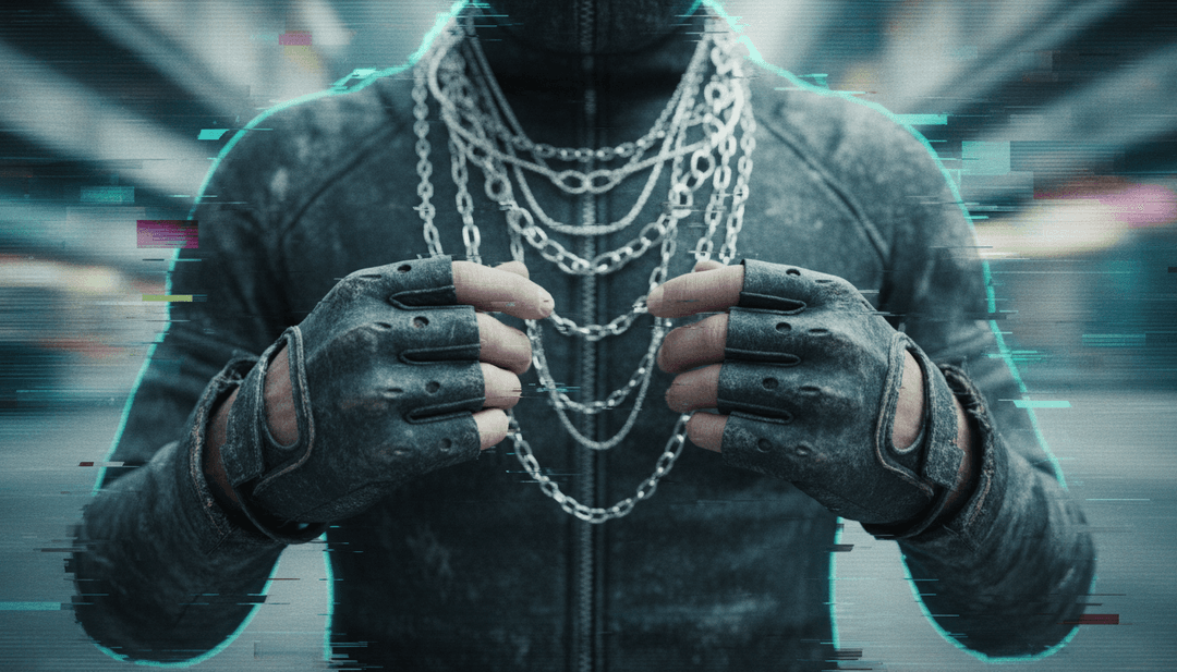 DellaXOZの「retrograde」の音楽に同期して逆再生される都市景観のダイナミックな映像。AIミュージックカバージェネレーターの能力を示す。