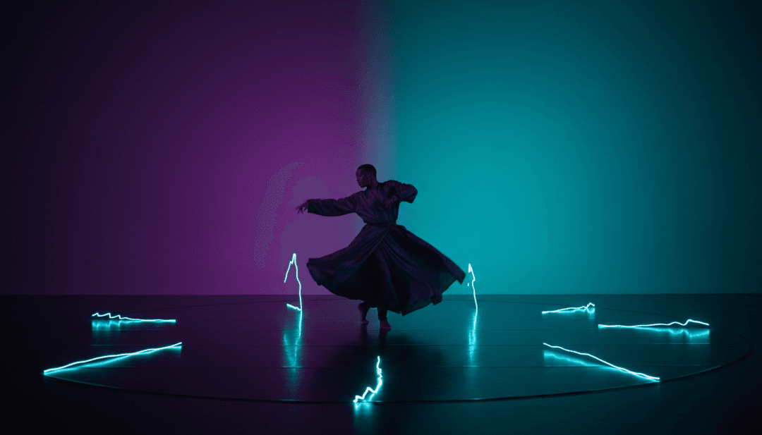 'SMN' के वैकल्पिक आर एंड बी और हिप-हॉप तत्वों से प्रेरित एआई द्वारा जेनरेट किए गए दृश्यों को दिखाते हुए गतिशील दृश्य असेंबल, शहरी सौंदर्यशास्त्र को अलौकिक परिदृश्य और डिजिटल प्रभावों के साथ मिलाते हुए।