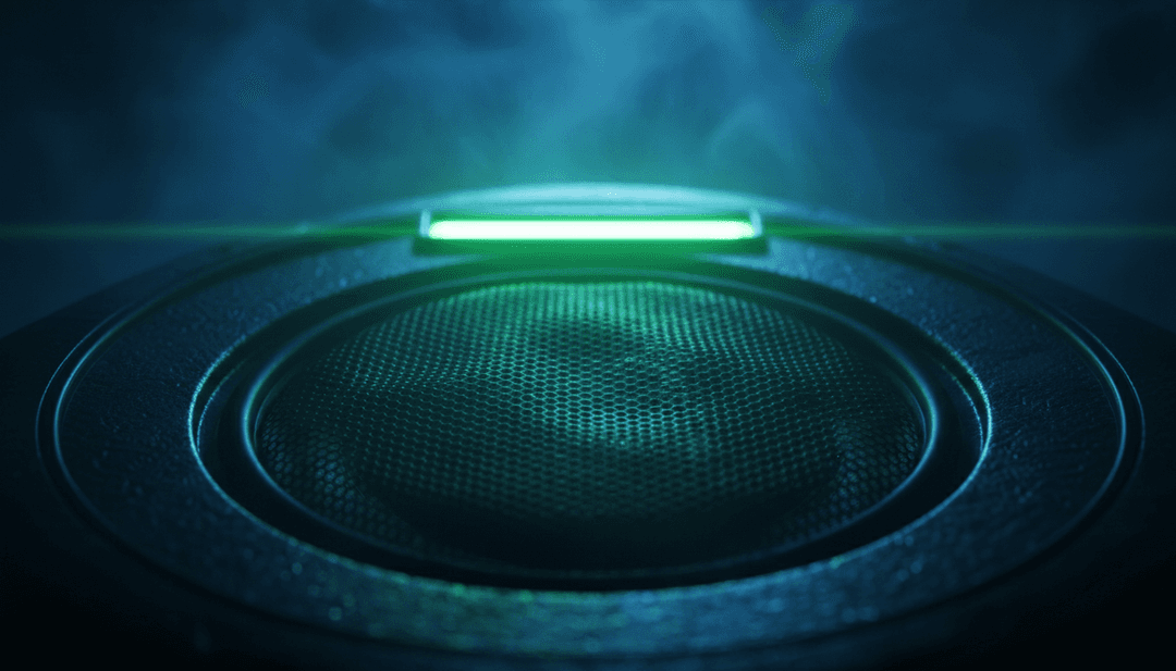 Abstrakte visuelle Darstellung von Schallwellen, die die Hip-Hop/Trap-Energie von 'What We On (with Don Toliver)' von JID und Don Toliver interpretieren.