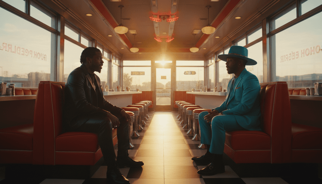 L'AI interpreta musica hip-hop, visualizzando il flow lirico di G Herbo e la batteria ritmica di Anderson .Paak.