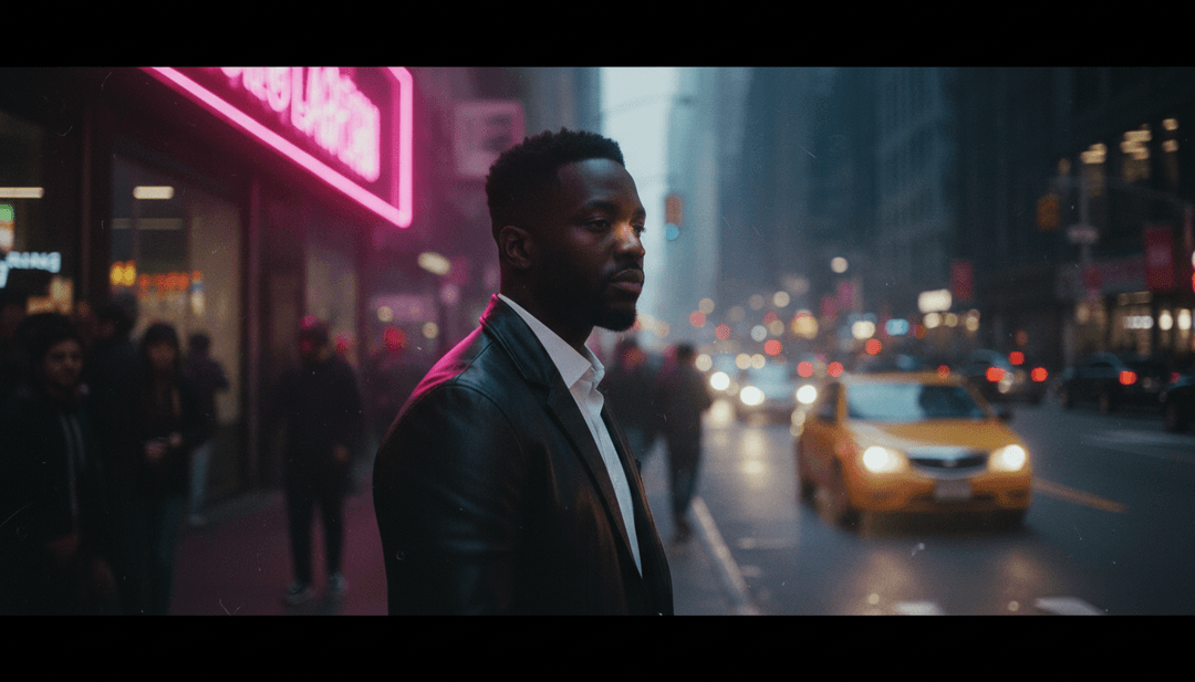 Rappresentazione digitale astratta delle onde sonore per 'Hadju' di Kalan.FrFr, che si fonde con elementi visivi hip-hop e R&B