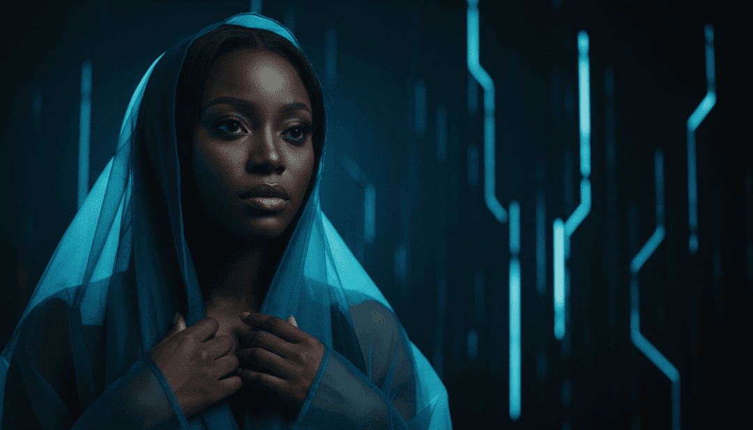 A IA analisa os padrões rítmicos e os vocais emocionantes de 'Raindance (feat. Tems)' para geração visual, refletindo sua essência de hip-hop e R&B.