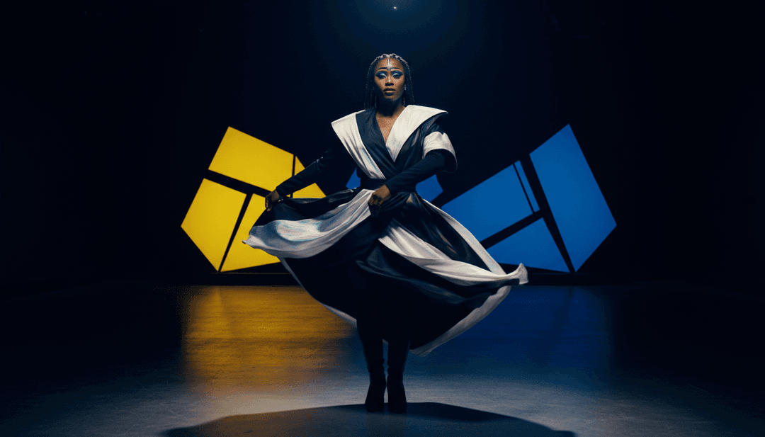 Visuais abstratos gerados por IA para 'Some More', apresentando transições suaves e paletas de cores quentes e convidativas.