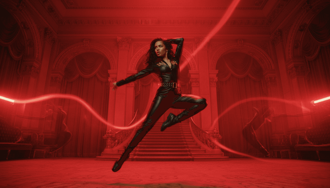 一系列動態的都市視覺和高能量場景,與 'DO IT 4' 的器樂間奏和人聲節奏完美同步。