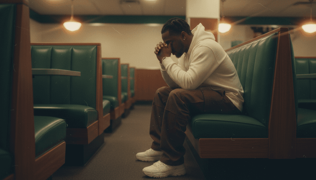 Luhh Dyl के 'Gimme A Sign' हिप-हॉप बीट्स के साथ सिंक्रनाइज़ किए गए AI-जनित शहरी दृश्य और गतिशील संक्रमण।