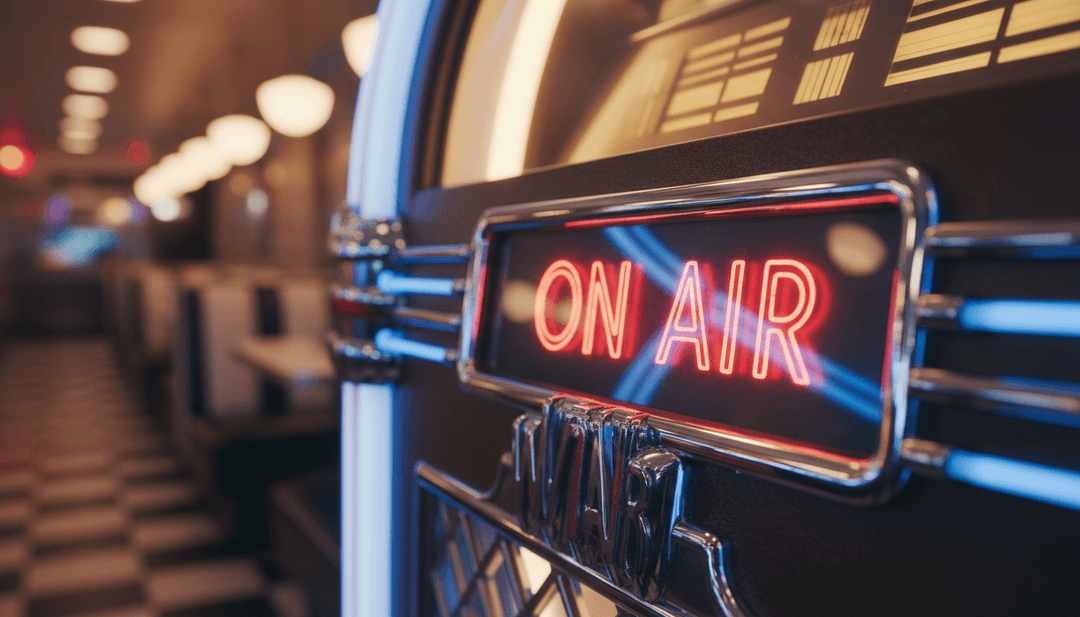 Visualização por IA de sons etéreos de R&B e melodias soul que se entrelaçam, representando a essência de 'Rock With Me' de Kem & Marsha Ambrosius.