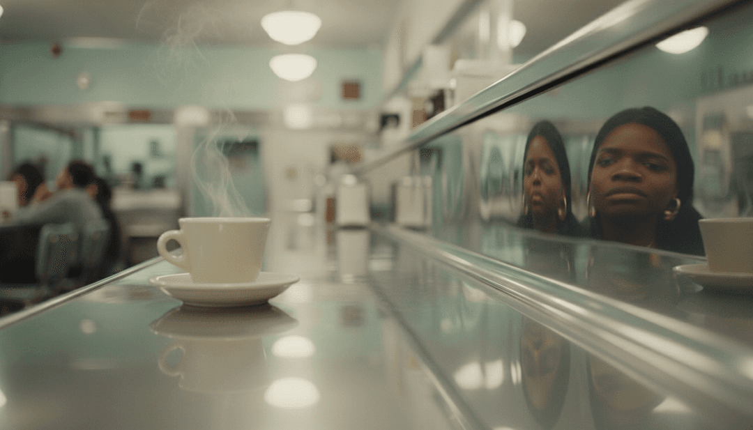 एआई 'La Cabra' के डांसहॉल और हिप-हॉप रिदम का विश्लेषण कर रहा है, अमूर्त ध्वनि तरंगें जीवंत दृश्य अवधारणाओं में बदल रही हैं।