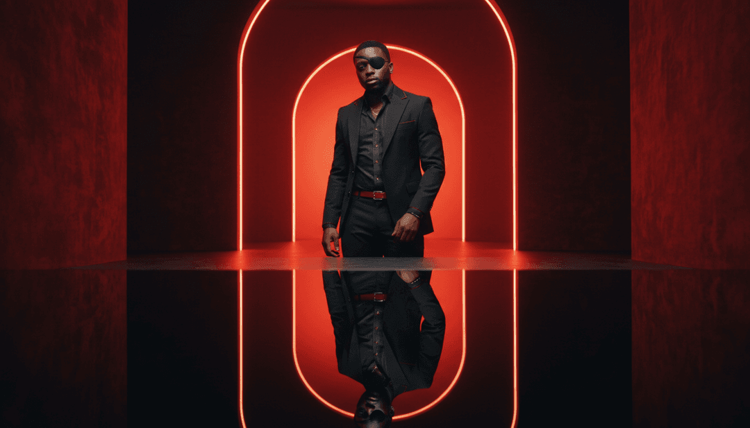 Visuais dinâmicos de dança urbana e imagens poderosas inspiradas em Muhammad Ali, sincronizadas com batidas de reggae.