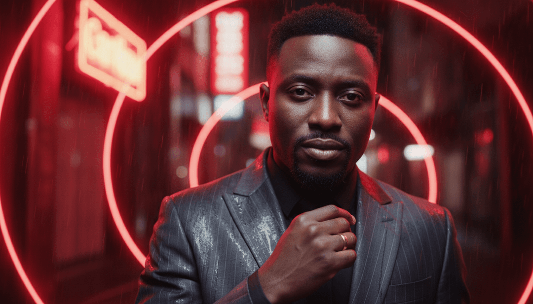 AI, Adekunle Gold के 'Believe' की ध्वनि तरंगों और गीतात्मक विषयों का विश्लेषण करके एक जीवंत मूड बोर्ड उत्पन्न कर रहा है।