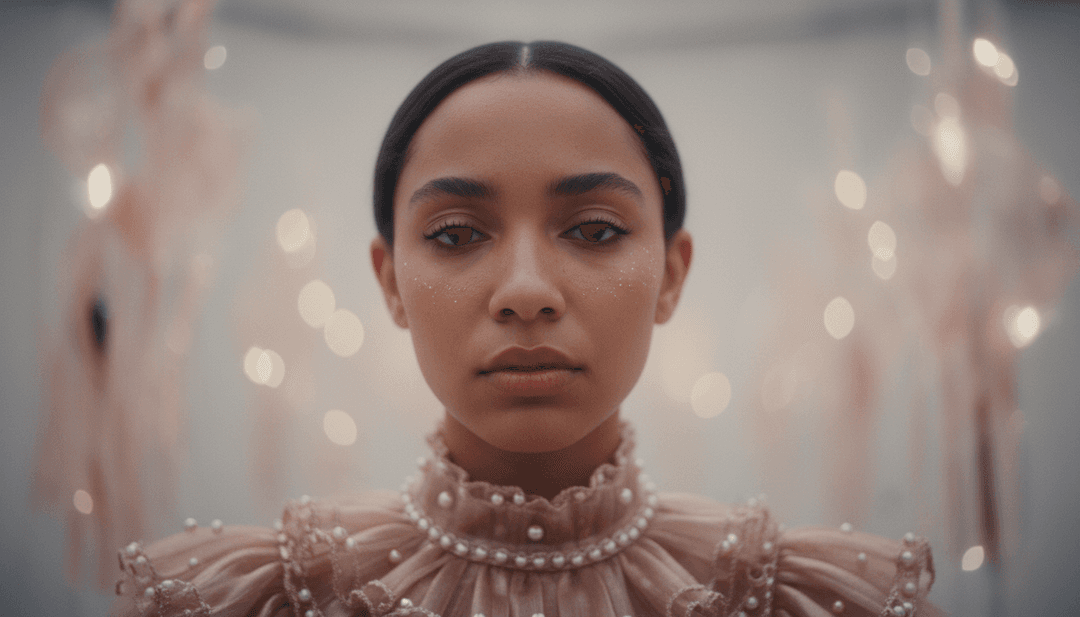 ペースの速い都市の風景、点滅する光、そして重いトラップビートに完璧に同期する抽象的なグリッチを示すダイナミックな視覚シーケンス。AIミュージックビデオコンバーターによって生成。